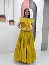 Pc 571 Roman Heavy Embroidery Work Gown Bulk Orders In India